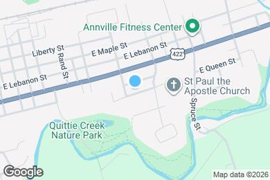 Map image of the property - 625 E Queen St