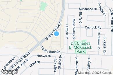 Map image of the property - 2821 Jacaranda Dr