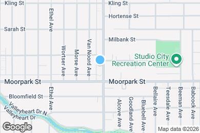 Map image of the property - 4435 Coldwater Canyon Ave