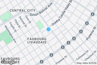 Map image of the property - 2213 Baronne St