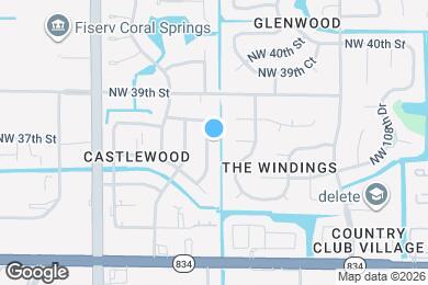 Map image of the property - 3731 NW 114th Ave