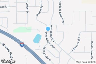 Map image of the property - 1051 Pine Ridge Way