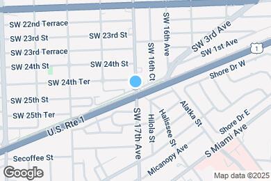 Map image of the property - 2498 SW 17th Ave