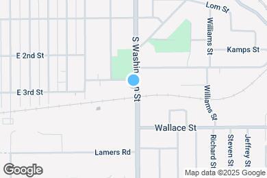 Map image of the property - 416 S Washington St