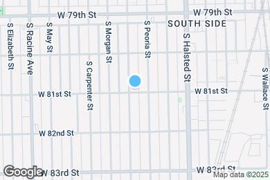 Map image of the property - 8057 S Sangamon St