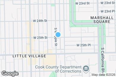 Map image of the property - 2501 S Whipple St