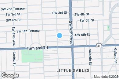 Map image of the property - 4285 SW 7th St