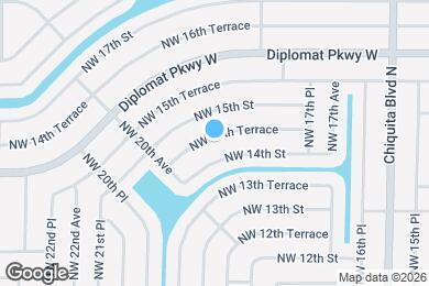 Map image of the property - 1840 NW 14th Terrace