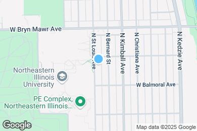 Map image of the property - 5443 N St Louis Ave