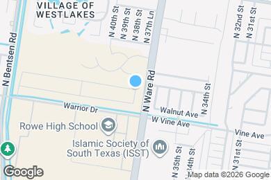 Map image of the property - 3701 La Vista Ave