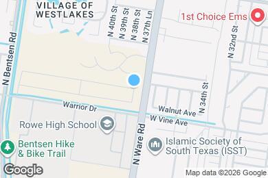 Map image of the property - 3705 La Vista Ave