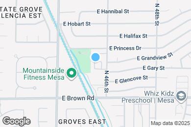 Map image of the property - 4535 E Grandview St