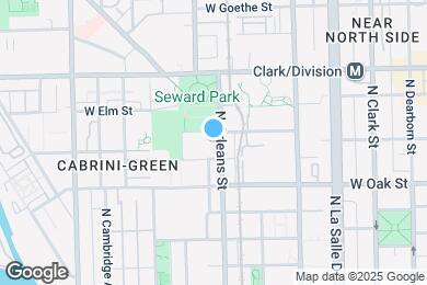 Map image of the property - 1042 N Orleans St