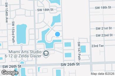 Map image of the property - 14934 SW 22 St