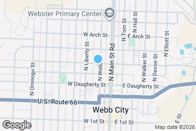 Map image of the property - 314 N Webb St