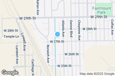 Map image of the property - 2703 Freedom Ave