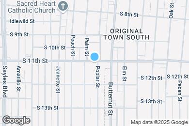 Map image of the property - 1102 Poplar St