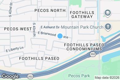 Map image of the property - 4524 E Glenhaven Dr