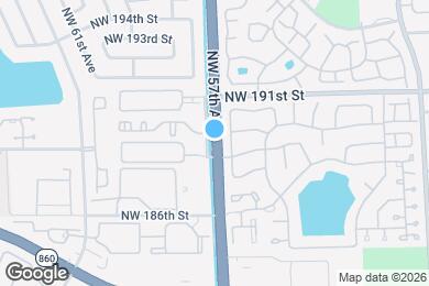 Map image of the property - 18860 NW 57th Ave