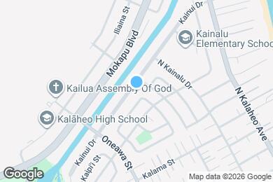 Map image of the property - 1050 Kainui Dr