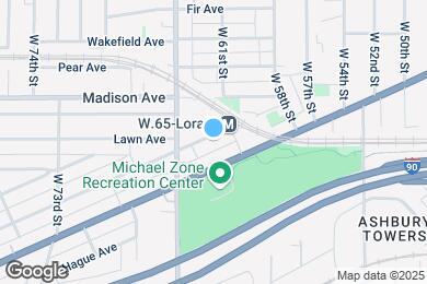 Map image of the property - 6211 Lawn Ave