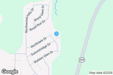 Map image of the property - 4912 Summitridge Dr