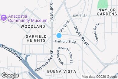 Map image of the property - 2816 Hartford St SE