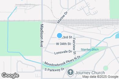 Map image of the property - 609 W 33rd St