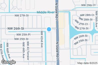Map image of the property - 2551 NW 41st Ave