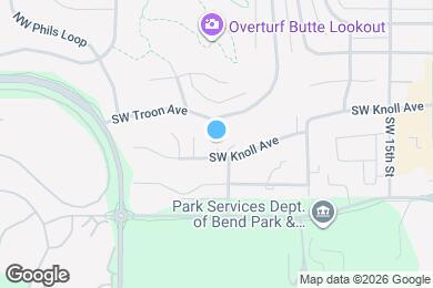 Map image of the property - 1806 SW Knoll Ave