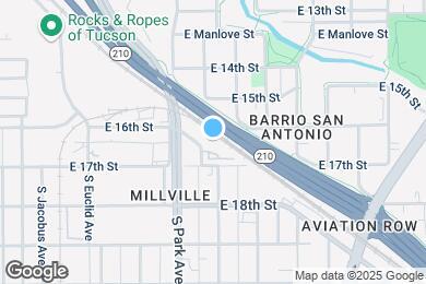 Map image of the property - 1001 E 17th St
