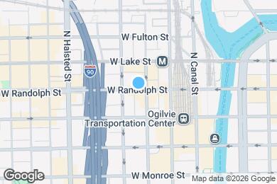 Map image of the property - 610 W Randolph St