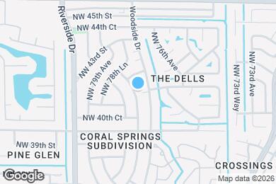 Map image of the property - 4113 NW 78th Ter