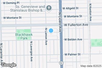 Map image of the property - 4839 W Medill Ave