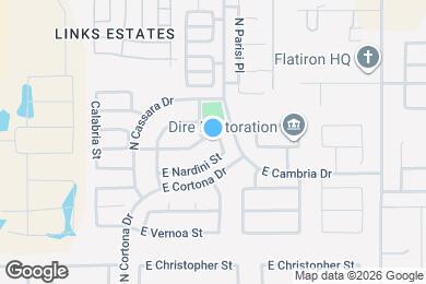 Map image of the property - 1099 E Monteleone St