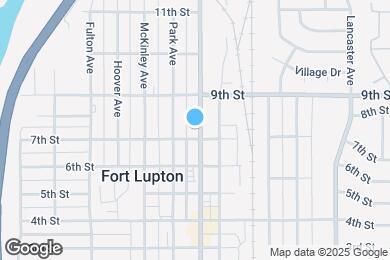 Map image of the property - 711 Denver Ave