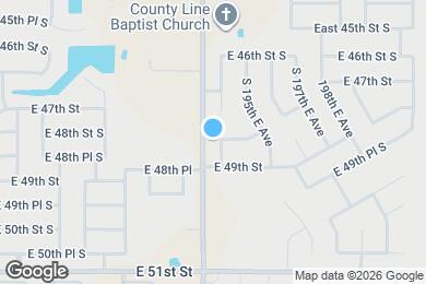 Map image of the property - 4808 S 194th E Ave
