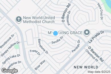 Map image of the property - 608 San Carlos Dr