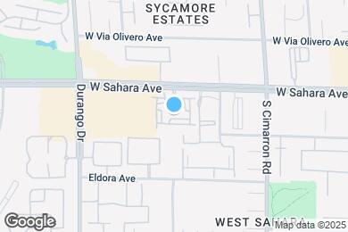 Map image of the property - 8455 W Sahara Ave
