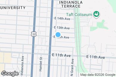 Map image of the property - 347 E 12th Ave