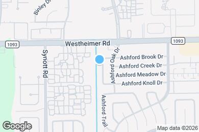 Map image of the property - 2714 Ashford Trail Dr