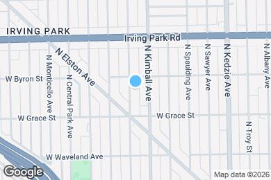 Map image of the property - 3841 N Bernard St