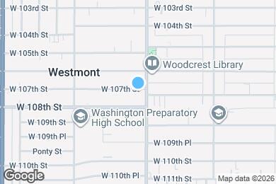 Map image of the property - 1412 W 107th St