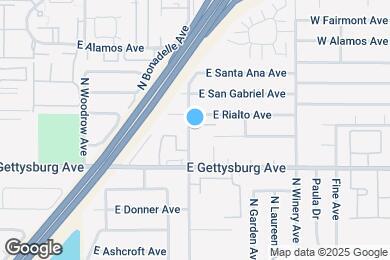 Map image of the property - 4654 N Chestnut Ave