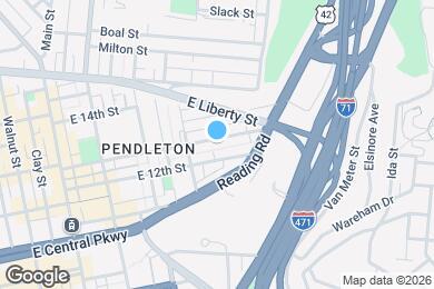 Map image of the property - 525 E 13th St