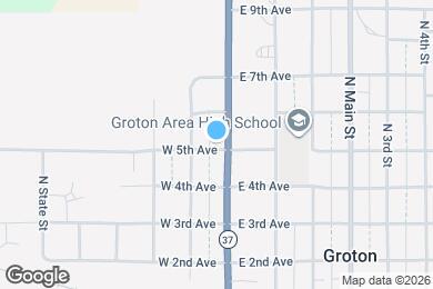 Map image of the property - 502 N Broadway St