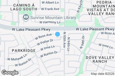 Map image of the property - 9542 W Potter Dr