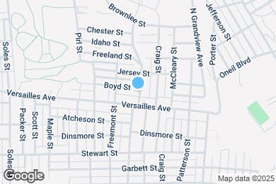 Map image of the property - 3022 Boyd St