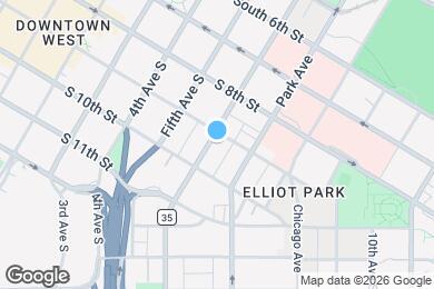 Map image of the property - 929 Portland Ave S
