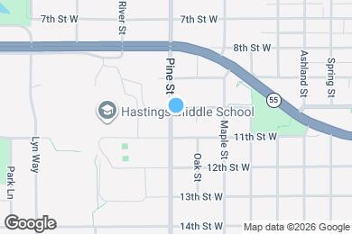 Map image of the property - 821 10th St W